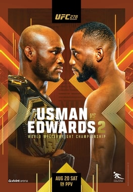 UFC 278: Usman vs. Edwards poster