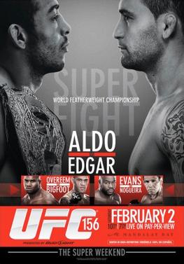 UFC 156: Aldo vs. Edgar poster