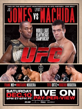UFC 140: Jones vs. Machida poster