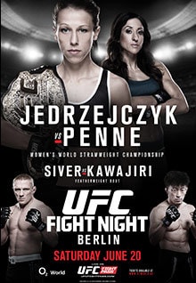 UFC Fight Night: Jedrzejczyk vs. Penne poster