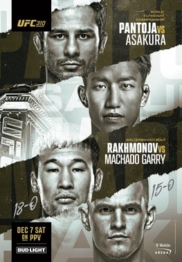 UFC 310: Pantoja vs. Asakura poster