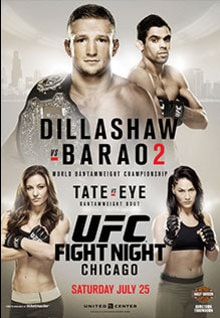 UFC on FOX: Dillashaw vs. Barao II poster