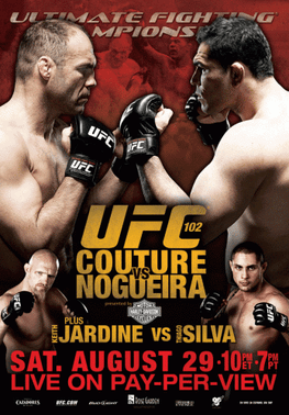 UFC 102: Couture vs. Nogueira poster
