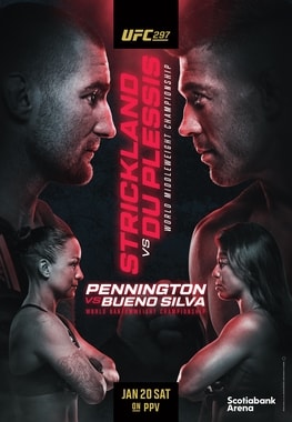 UFC 297: Strickland vs. Du Plessis poster