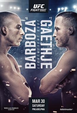 UFC Fight Night: Barboza vs. Gaethje poster