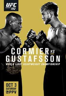 UFC 192: Cormier vs. Gustafsson poster