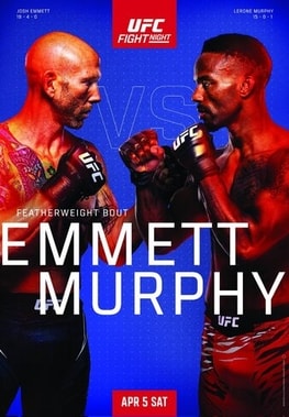 UFC Fight Night: Emmett vs. Murphy poster