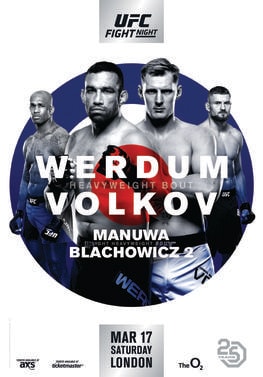UFC Fight Night: Werdum vs. Volkov poster