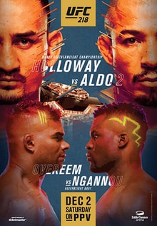 UFC 218: Holloway vs. Aldo 2 poster