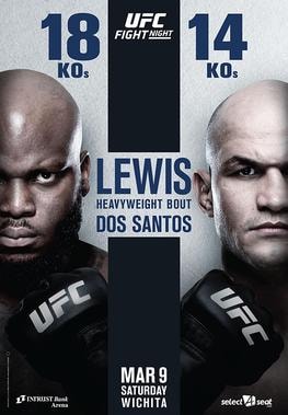 UFC Fight Night: Lewis vs. Dos Santos poster