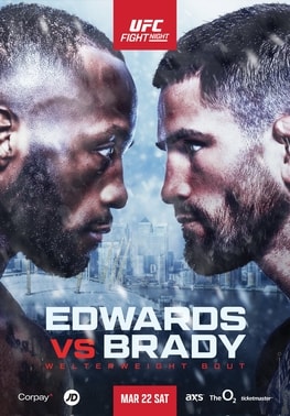 UFC Fight Night: Edwards vs. Brady poster