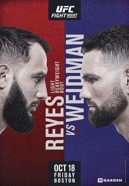 UFC Fight Night: Reyes vs. Weidman poster