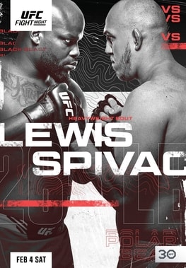 UFC Fight Night: Lewis vs. Spivac poster